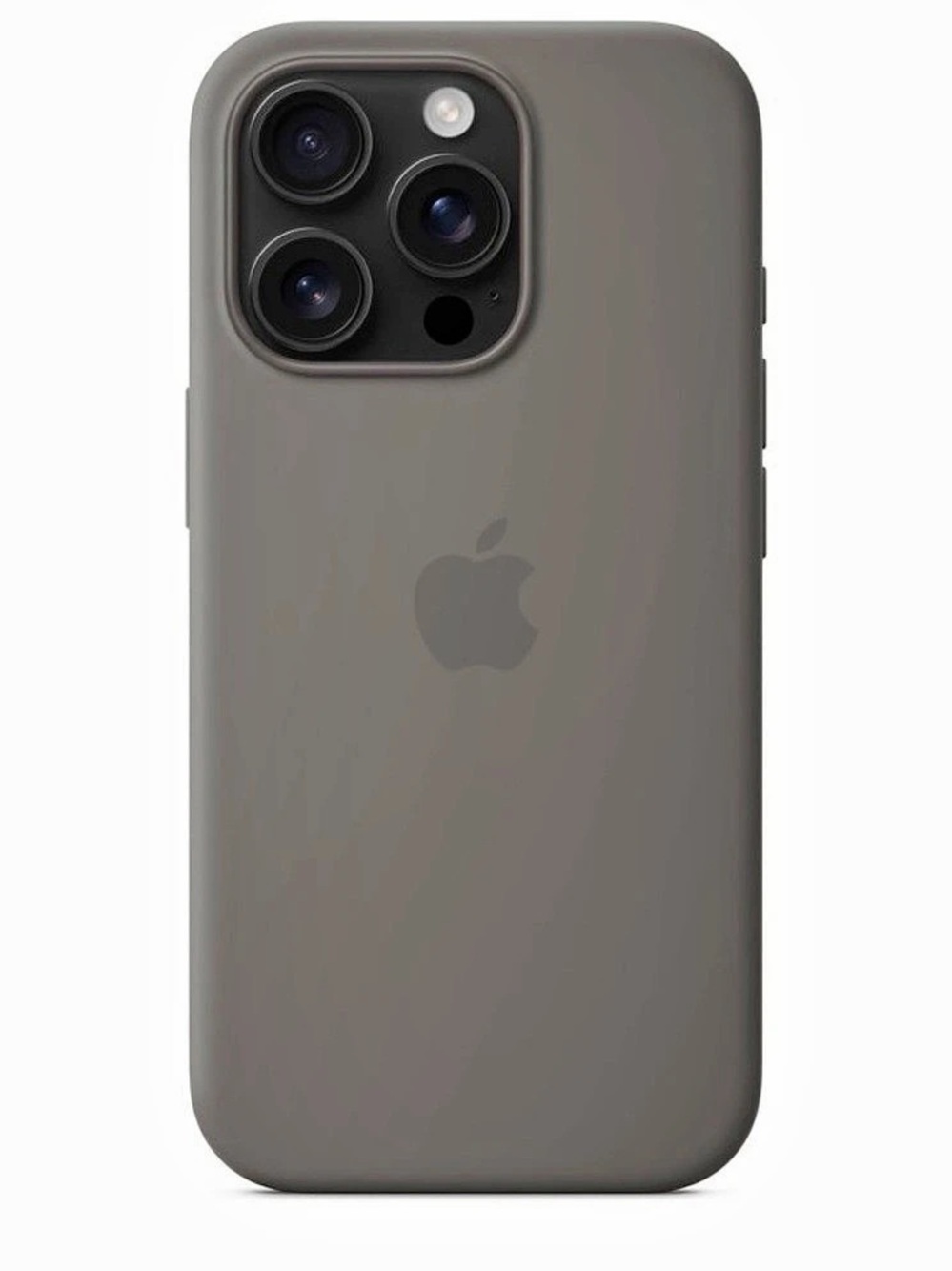 Apple iPhone 16 Pro Silicone Case with MagSafe - Stone Gray